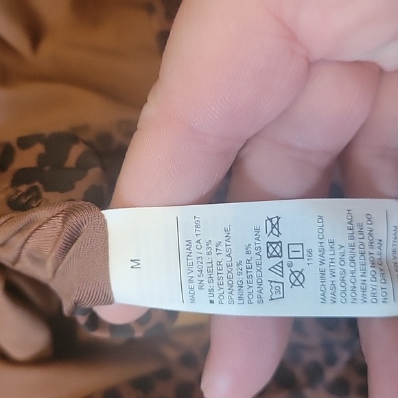 Brown And Black Animal Print Old Navy Bikini - Picture 6 of 10